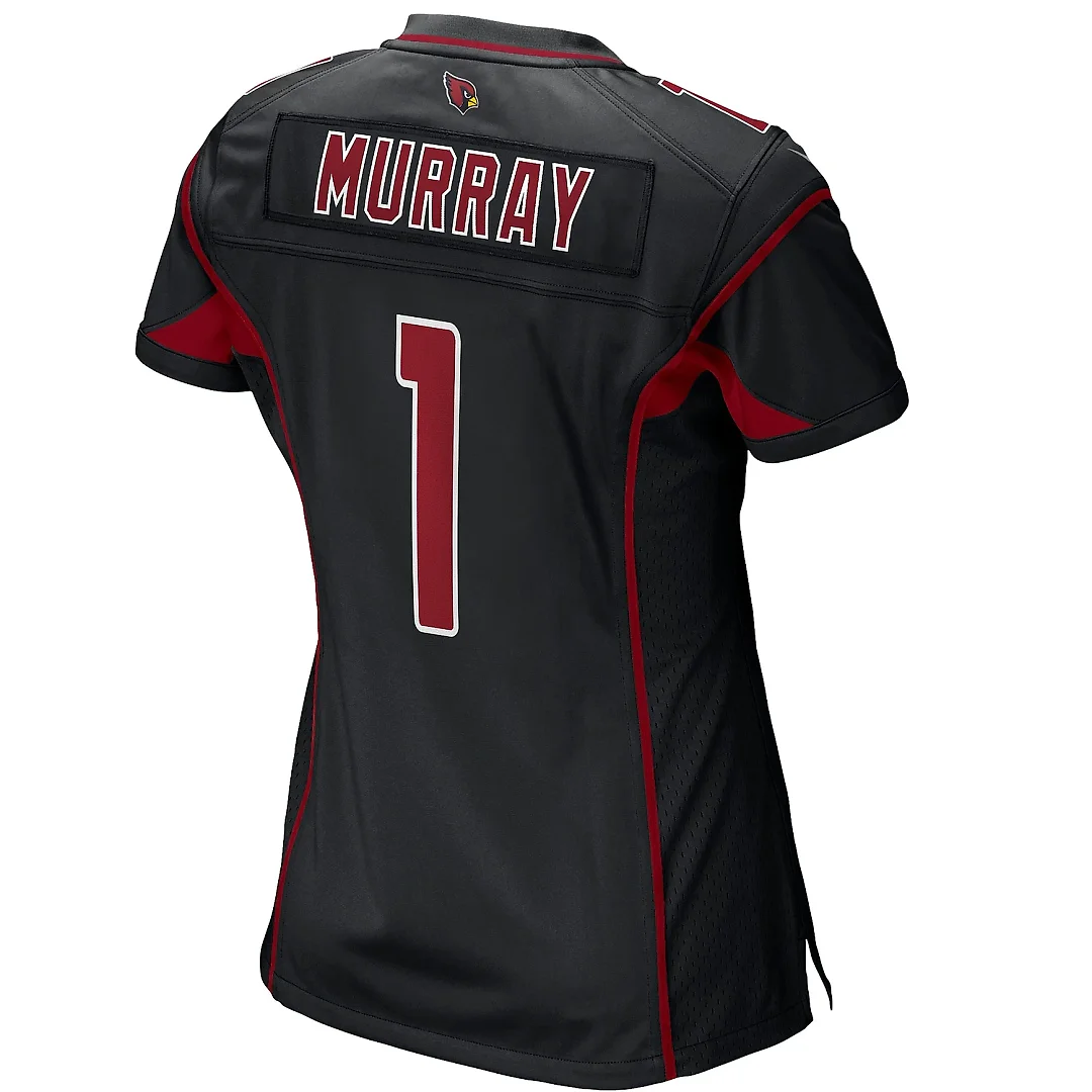 Zennovawear Women's Arizona Cardinals Kyler Murray Black Alternate Game Player Jersey