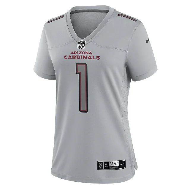 Zennovawear Women's Arizona Cardinals Kyler Murray Gray Atmosphere Fashion Game Jersey