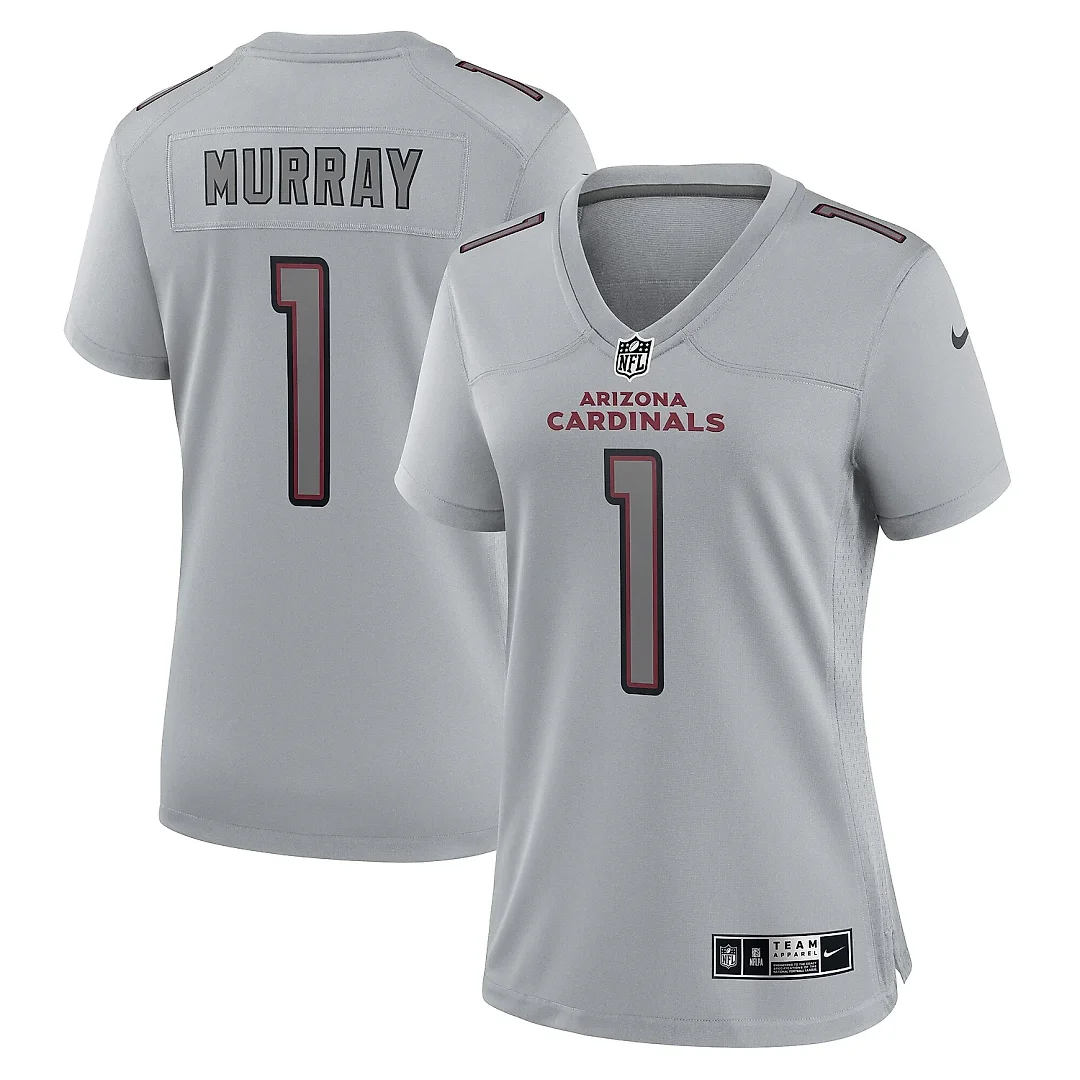 Zennovawear Women's Arizona Cardinals Kyler Murray Gray Atmosphere Fashion Game Jersey