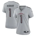 Zennovawear Women's Arizona Cardinals Kyler Murray Gray Atmosphere Fashion Game Jersey