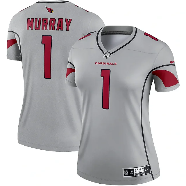 Zennovawear Women's Arizona Cardinals Kyler Murray Gray Inverted Legend Player Performance Top