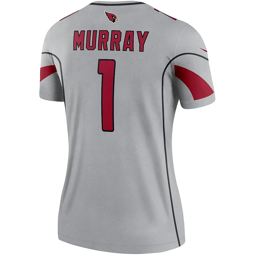 Zennovawear Women's Arizona Cardinals Kyler Murray Gray Inverted Legend Player Performance Top