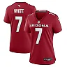 Zennovawear Women's Arizona Cardinals Kyzir White Cardinal Team Game Jersey