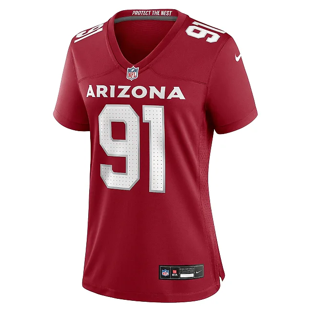 Zennovawear Women's Arizona Cardinals L.J. Collier Cardinal Game Jersey