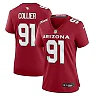 Zennovawear Women's Arizona Cardinals L.J. Collier Cardinal Game Jersey