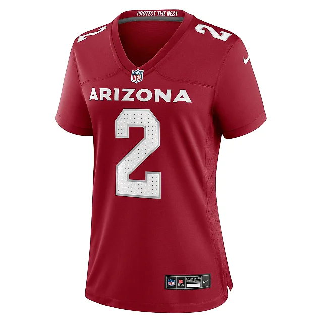 Zennovawear Women's Arizona Cardinals Mack Wilson Sr. Cardinal Team Game Jersey