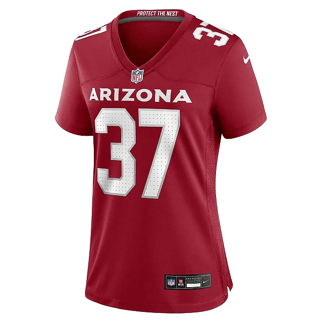 Zennovawear Women's Arizona Cardinals Marlon Mack Cardinal Team Game Jersey