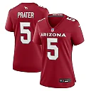 Zennovawear Women's Arizona Cardinals Matt Prater Cardinal Team Game Jersey