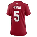 Zennovawear Women's Arizona Cardinals Matt Prater Cardinal Team Game Jersey