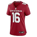 Zennovawear Women's Arizona Cardinals Max Melton Cardinal Game Jersey