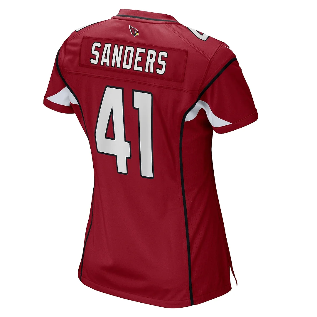 Zennovawear Women's Arizona Cardinals Myjai Sanders Cardinal Game Player Jersey