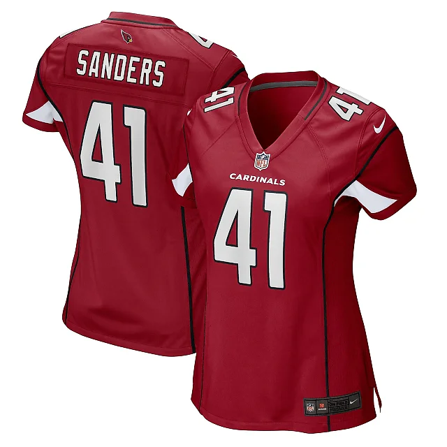 Zennovawear Women's Arizona Cardinals Myjai Sanders Cardinal Game Player Jersey