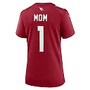 Zennovawear Women's Arizona Cardinals Number 1 Mom Cardinal Game Jersey