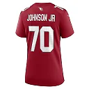 Zennovawear Women's Arizona Cardinals Paris Johnson Jr. Cardinal Game Jersey
