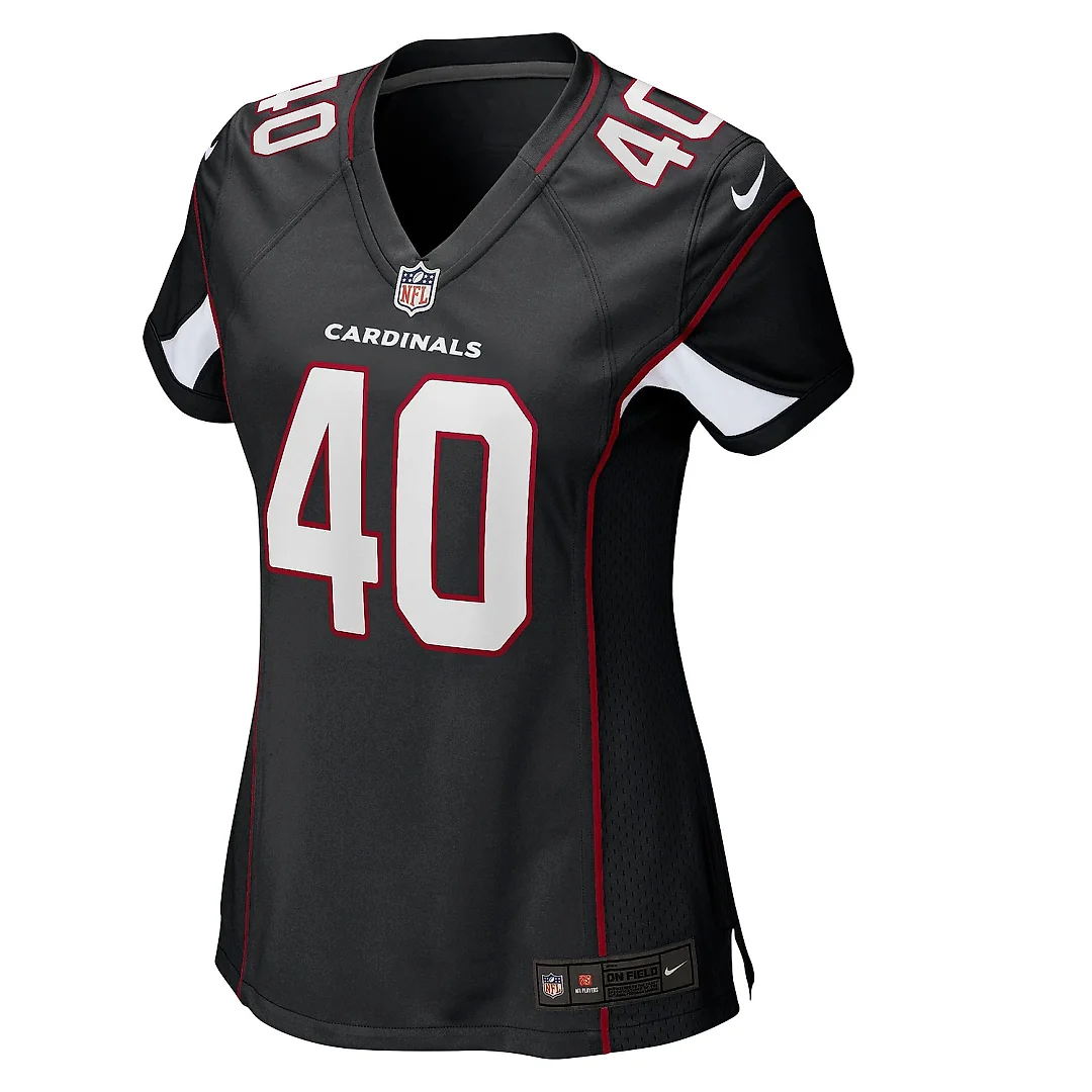 Zennovawear Women's Arizona Cardinals Pat Tillman Black Retired Game Jersey