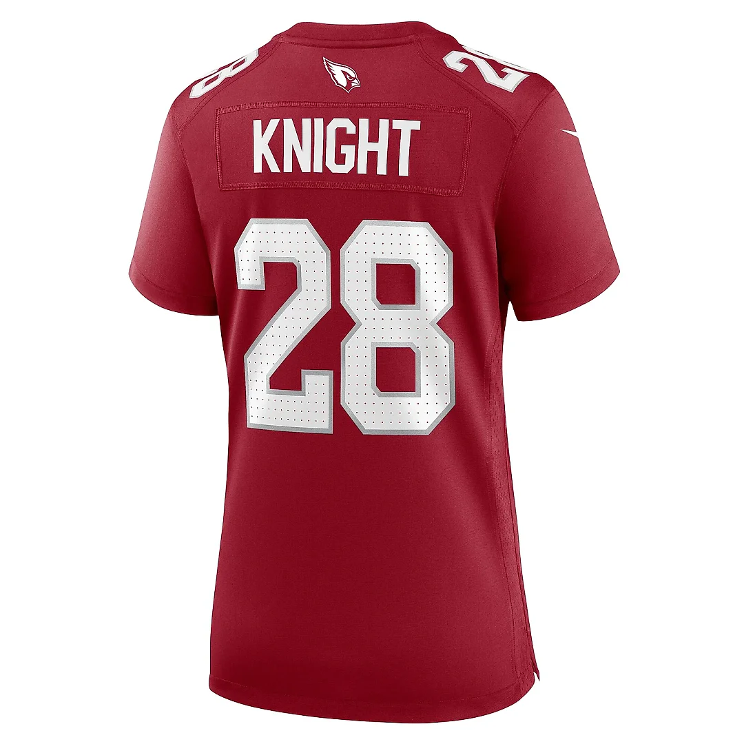 Zennovawear Women's Arizona Cardinals Qwuantrezz Knight Cardinal Game Jersey