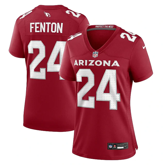 Zennovawear Women's Arizona Cardinals Rashad Fenton Cardinal Game Player Jersey