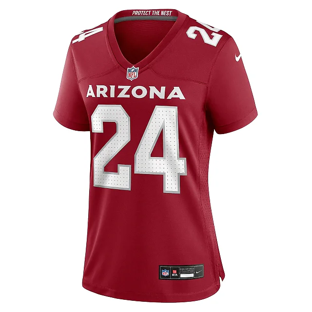 Zennovawear Women's Arizona Cardinals Rashad Fenton Cardinal Game Player Jersey