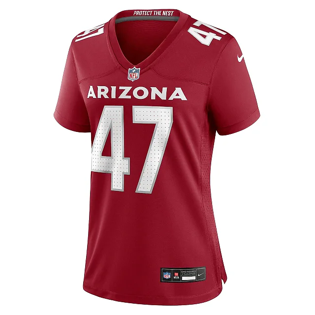 Zennovawear Women's Arizona Cardinals Sage Surratt Cardinal Game Jersey