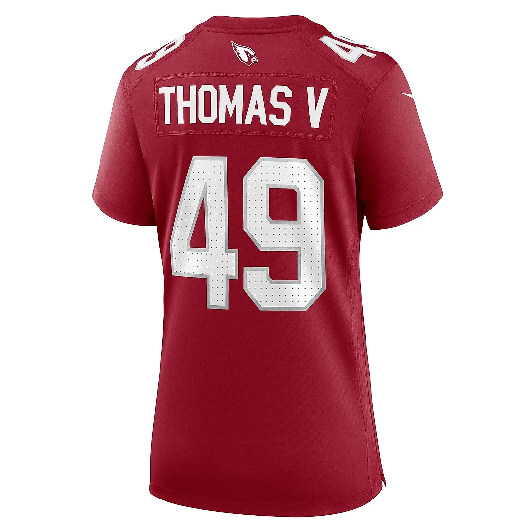 Zennovawear Women's Arizona Cardinals Starling Thomas V Cardinal Team Game Jersey