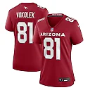 Zennovawear Women's Arizona Cardinals Travis Vokolek Cardinal Game Jersey