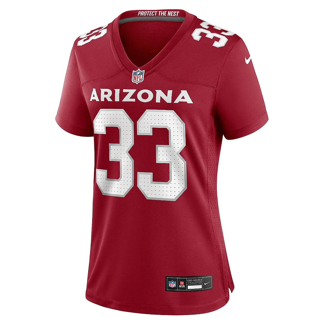 Zennovawear Women's Arizona Cardinals Trey Benson Cardinal Game Jersey