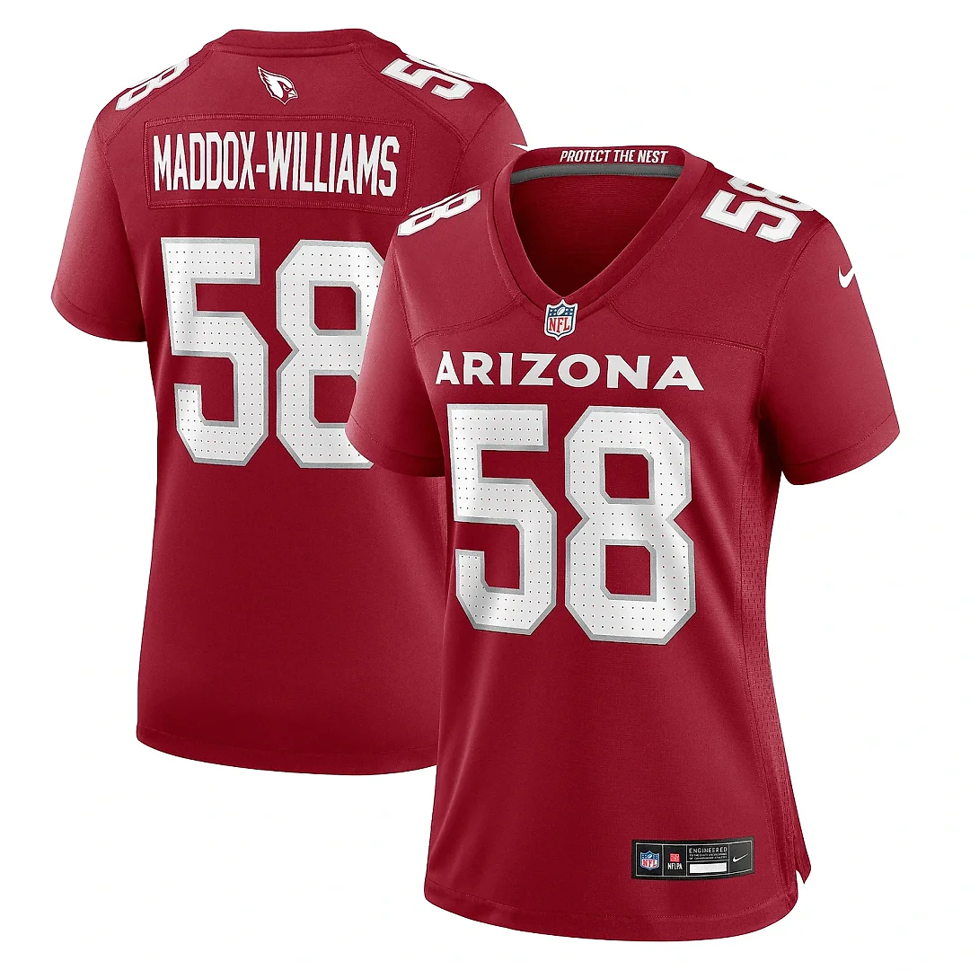 Zennovawear Women's Arizona Cardinals Tyreek Maddox-Williams Cardinal Game Jersey