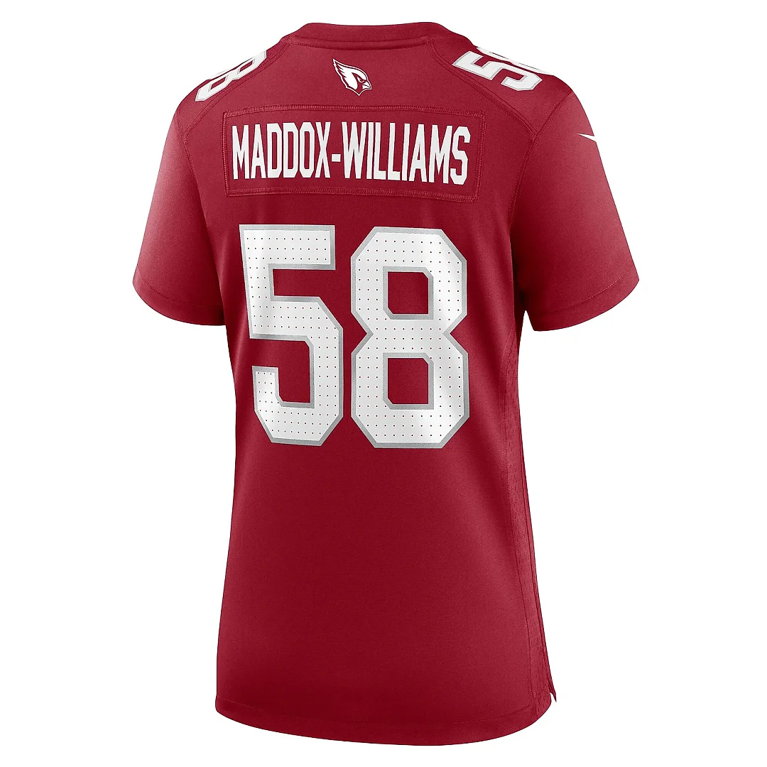 Zennovawear Women's Arizona Cardinals Tyreek Maddox-Williams Cardinal Game Jersey