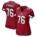 Zennovawear Women's Arizona Cardinals Will Hernandez Cardinal Game Player Jersey