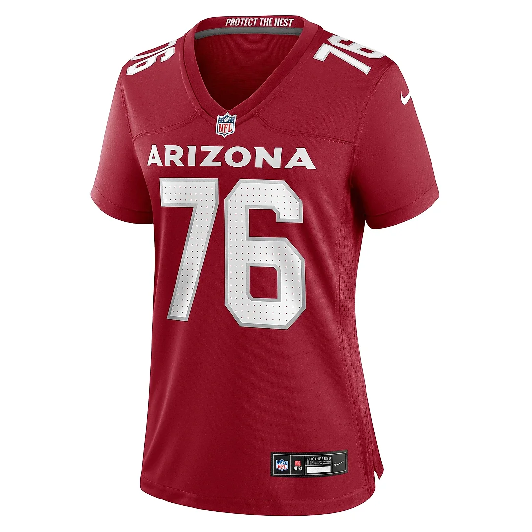 Zennovawear Women's Arizona Cardinals Will Hernandez Cardinal Game Jersey