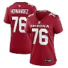Zennovawear Women's Arizona Cardinals Will Hernandez Cardinal Game Jersey