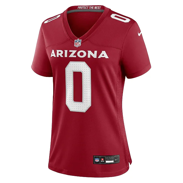 Zennovawear Women's Arizona Cardinals Zach Pascal Cardinal Team Game Jersey