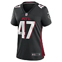Zennovawear Women's Arnold Ebiketie Atlanta Falcons Black Game Player Jersey