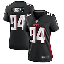 Zennovawear Women's Atlanta Falcons Albert Huggins Black Team Game Jersey