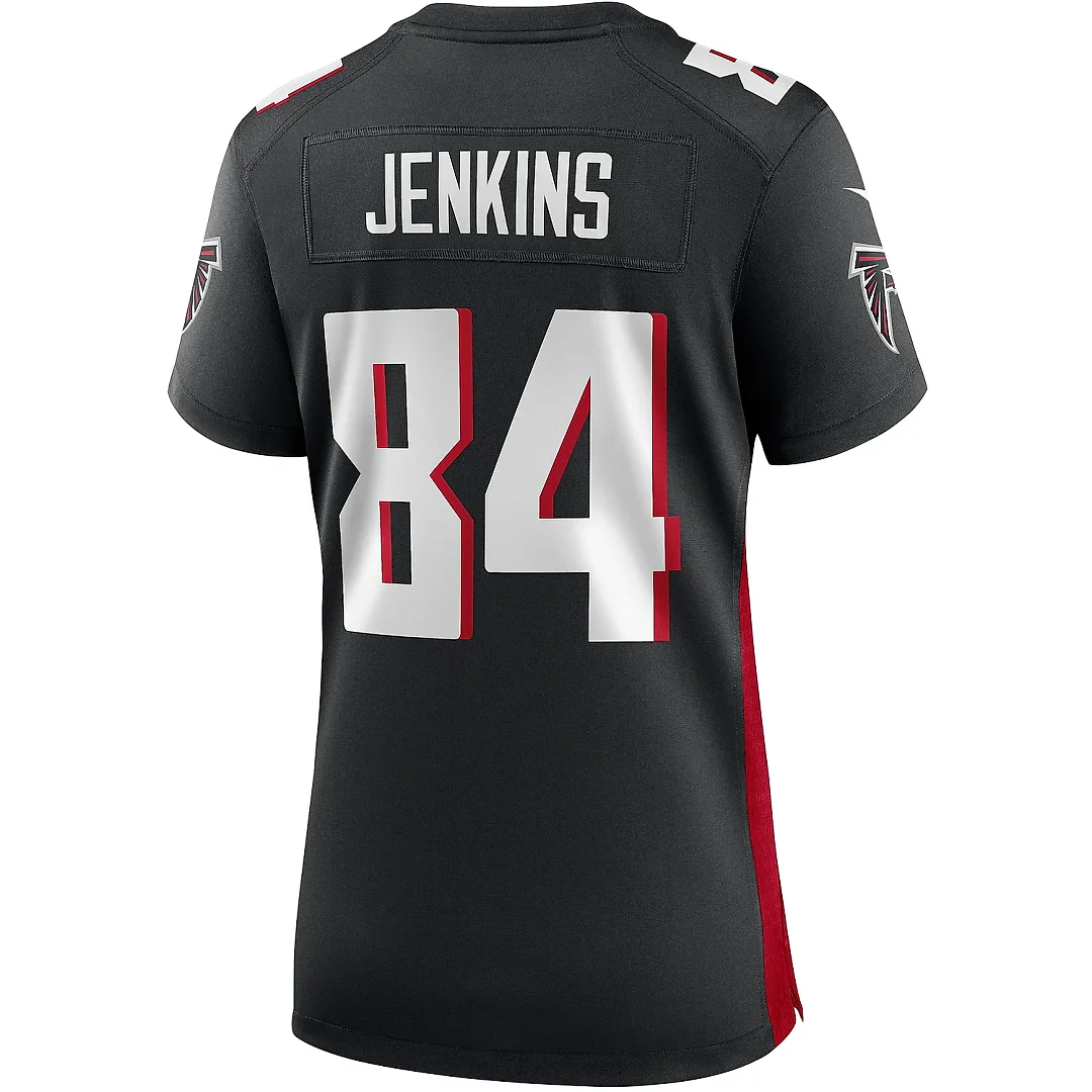 Zennovawear Women's Atlanta Falcons Alfred Jenkins Black Game Retired Player Jersey