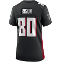 Zennovawear Women's Atlanta Falcons Andre Rison Black Game Retired Player Jersey