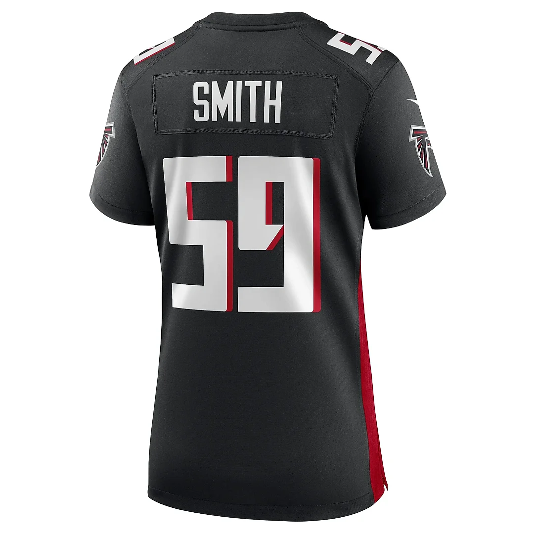 Zennovawear Women's Atlanta Falcons Andre Smith Black Game Jersey