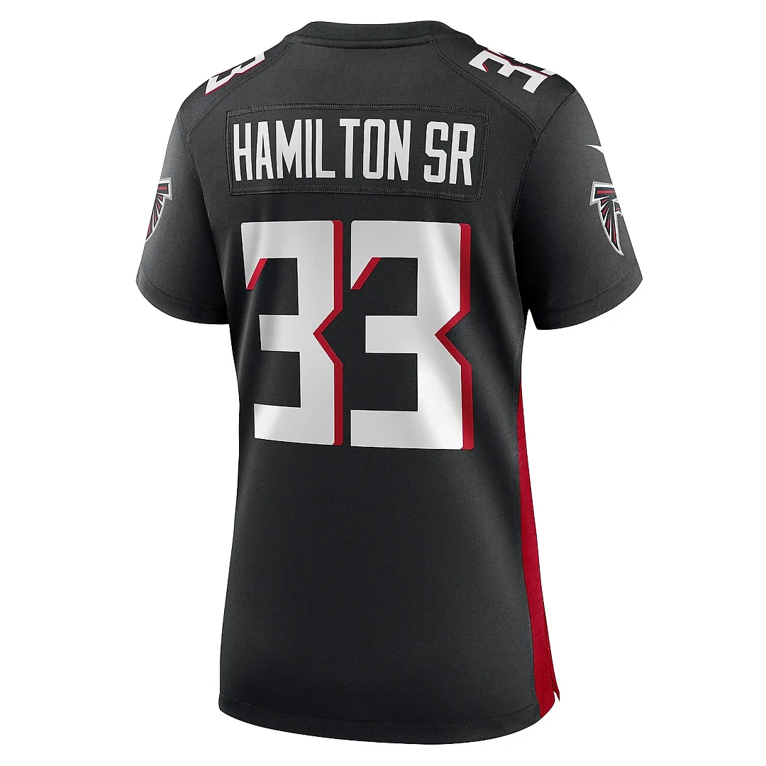Zennovawear Women's Atlanta Falcons Antonio Hamilton Sr. Black Game Jersey