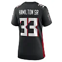 Zennovawear Women's Atlanta Falcons Antonio Hamilton Sr. Black Game Jersey