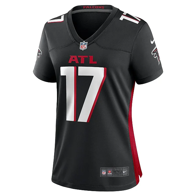 Zennovawear Women's Atlanta Falcons Arnold Ebiketie Black Team Game Jersey