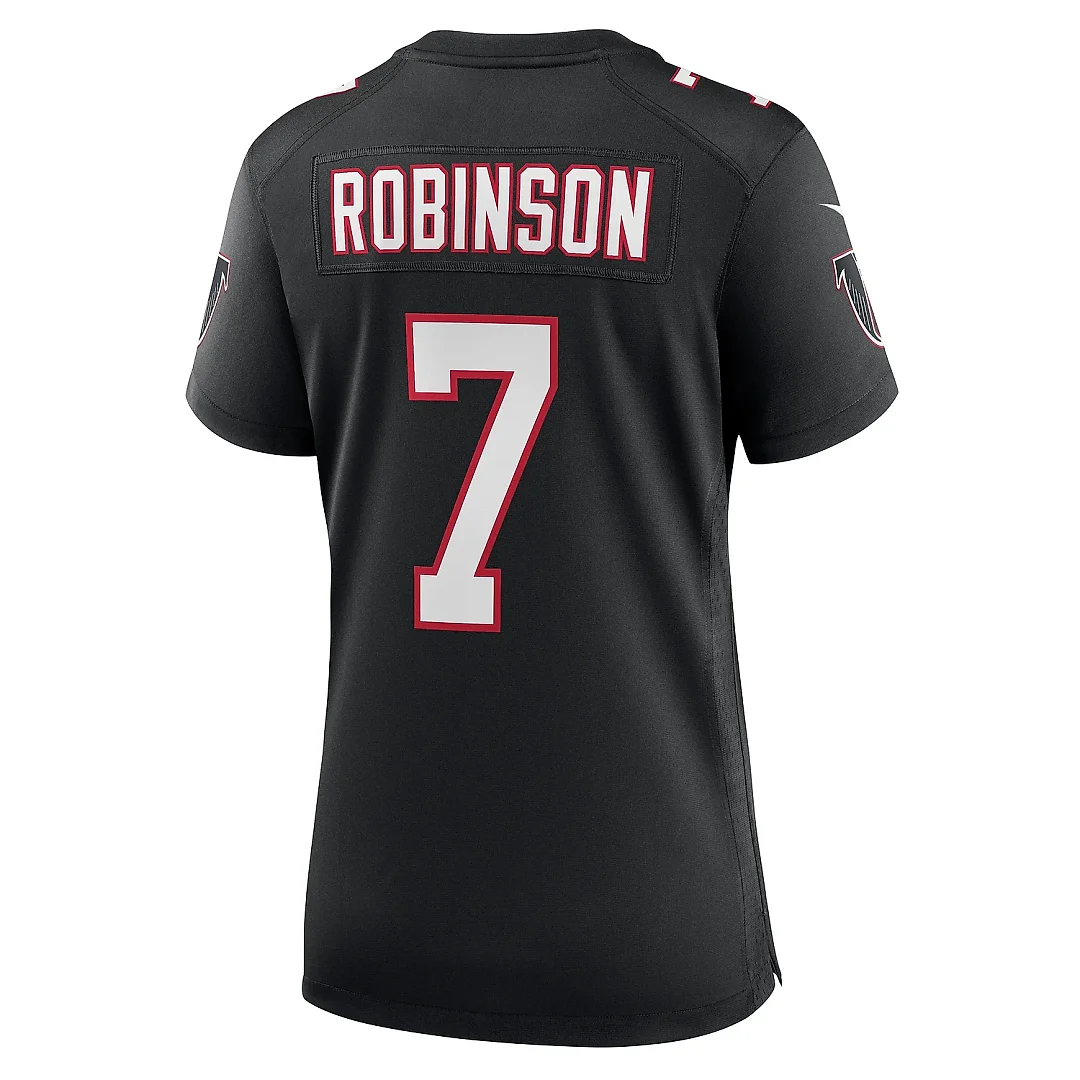 Zennovawear Women's Atlanta Falcons Bijan Robinson Black Alternate Game Jersey