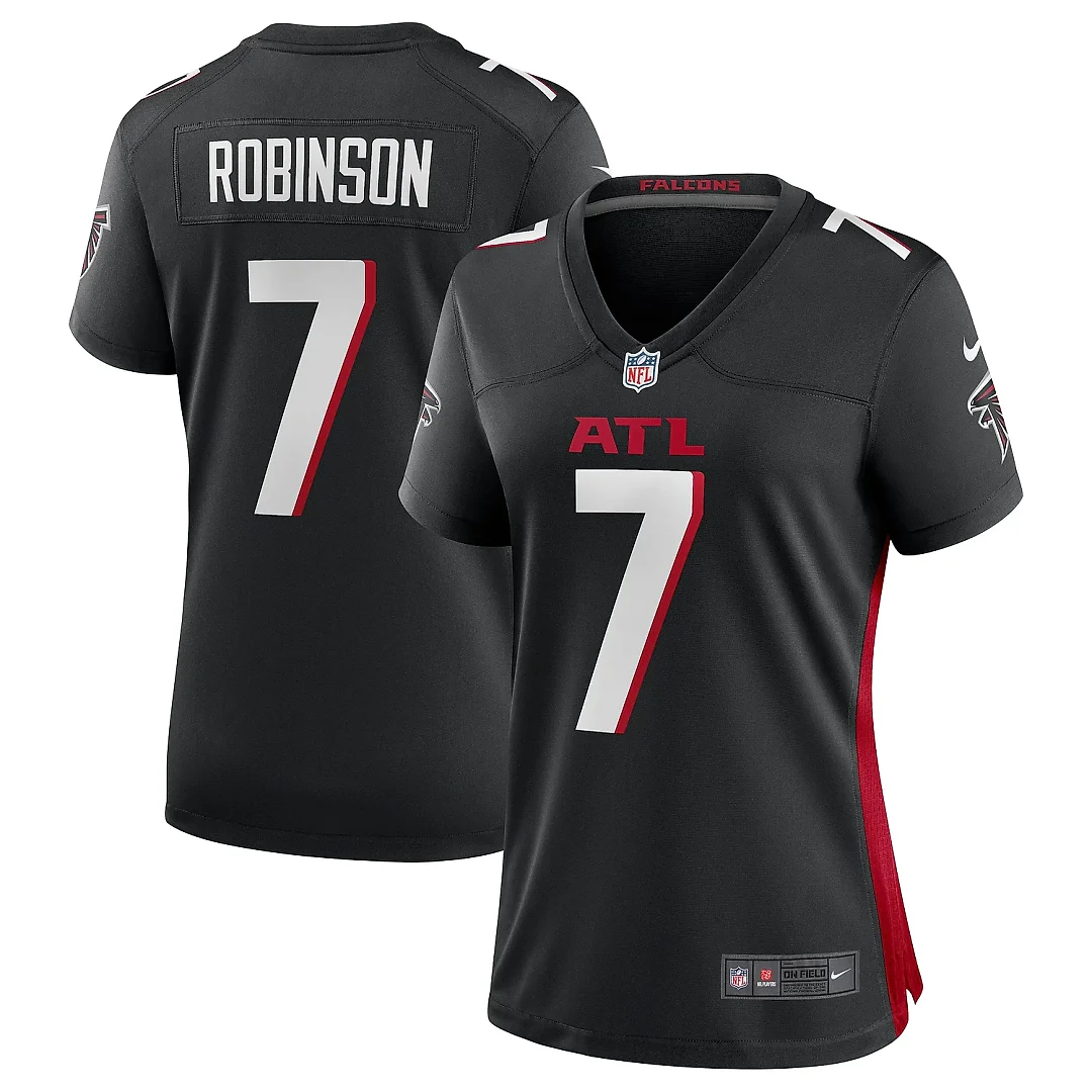 Zennovawear Women's Atlanta Falcons Bijan Robinson Black Player Jersey