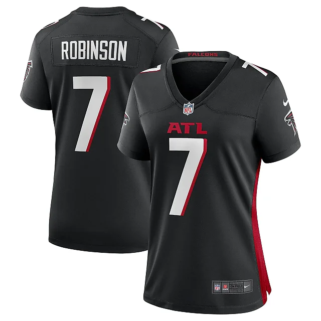 Zennovawear Women's Atlanta Falcons Bijan Robinson Black Player Jersey