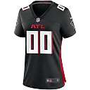 Zennovawear Women's Atlanta Falcons Black Custom Game Jersey