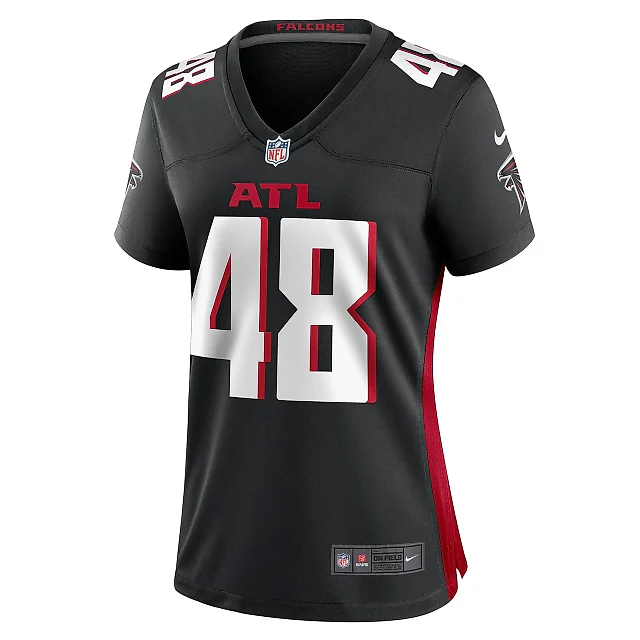 Zennovawear Women's Atlanta Falcons Bralen Trice Black Game Jersey