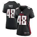 Zennovawear Women's Atlanta Falcons Bralen Trice Black Game Jersey