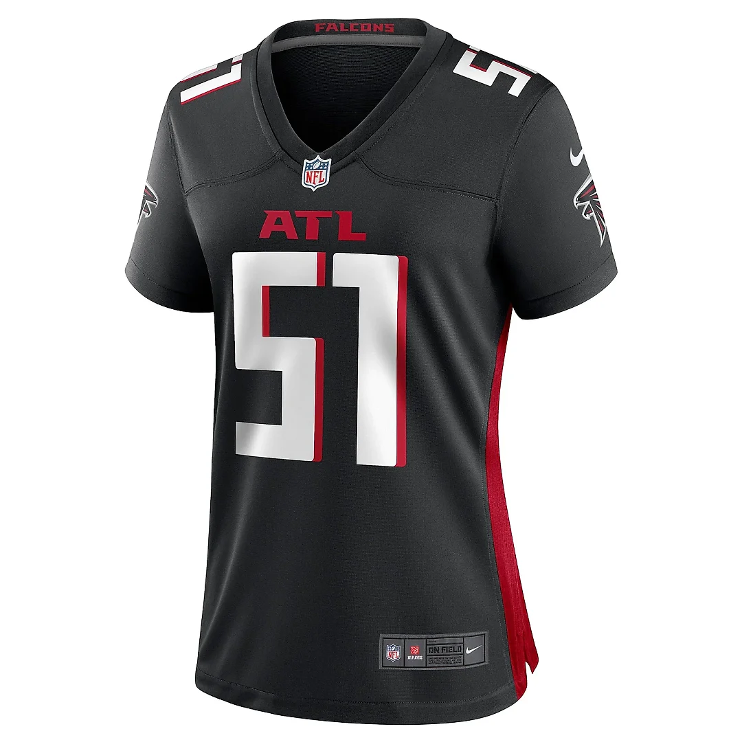 Zennovawear Women's Atlanta Falcons Brandon Copeland Black Game Player Jersey
