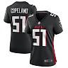 Zennovawear Women's Atlanta Falcons Brandon Copeland Black Game Player Jersey