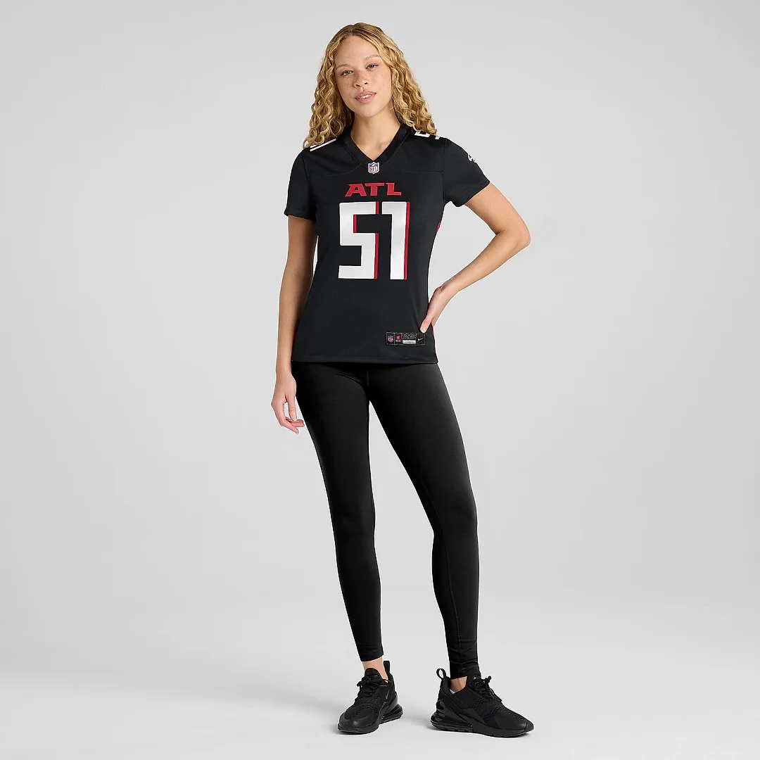 Zennovawear Women's Atlanta Falcons Brandon Copeland Black Game Player Jersey