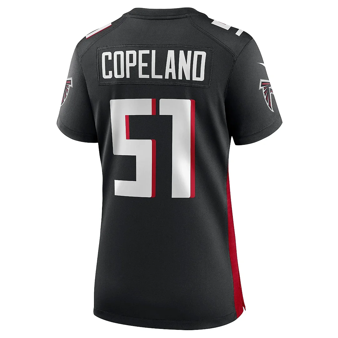 Zennovawear Women's Atlanta Falcons Brandon Copeland Black Game Player Jersey